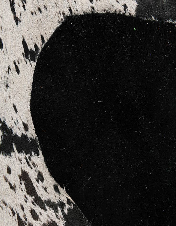 Detail image of  7' 7 x 8' 1 Cowhide Leather Rug