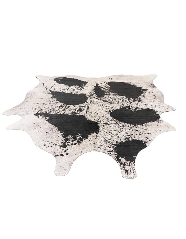 Detail image of  7' 4 x 8' Cowhide Leather Rug