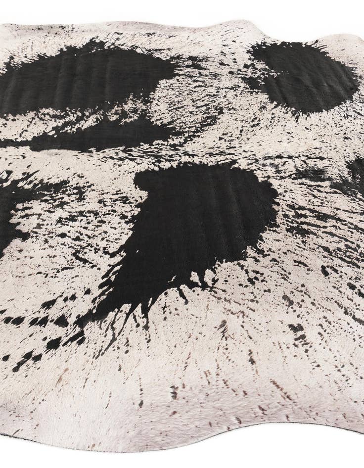 Detail image of  7' 4 x 8' Cowhide Leather Rug