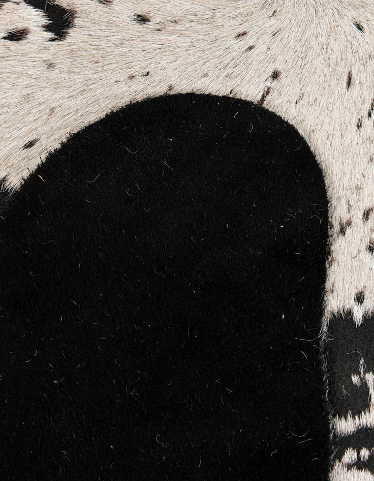 Detail image of  7' 4 x 8' Cowhide Leather Rug