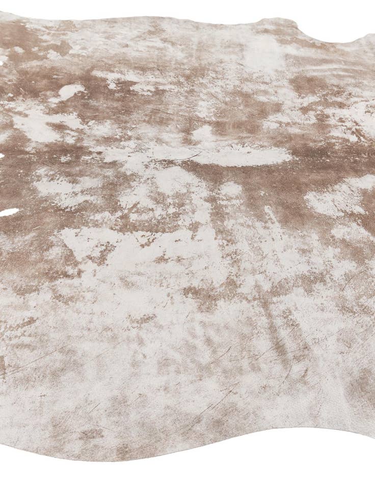 Detail image of  5' 2 x 5' 10 Cowhide Leather Rug