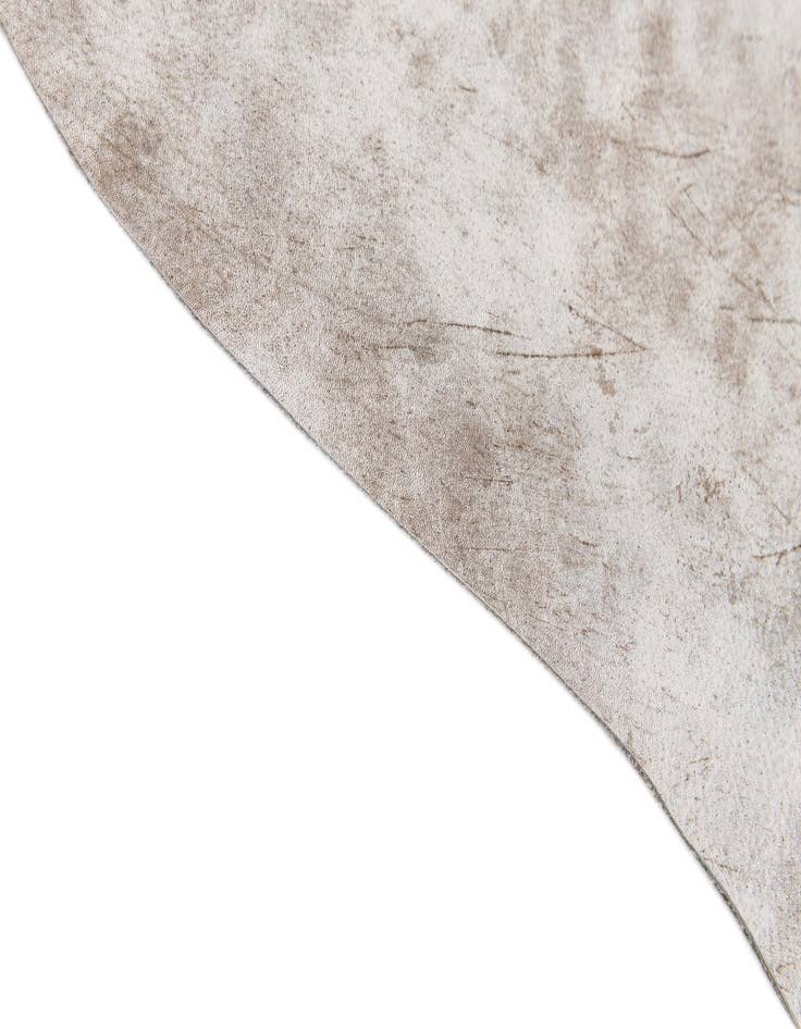 Detail image of  5' 2 x 5' 10 Cowhide Leather Rug