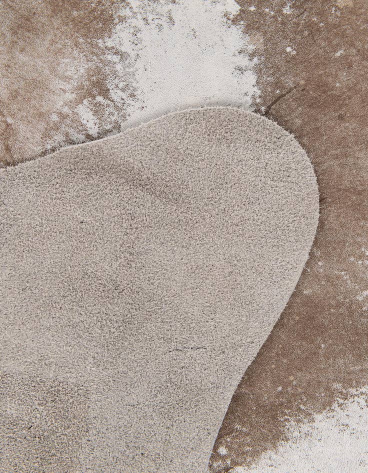 Detail image of  5' 2 x 5' 10 Cowhide Leather Rug