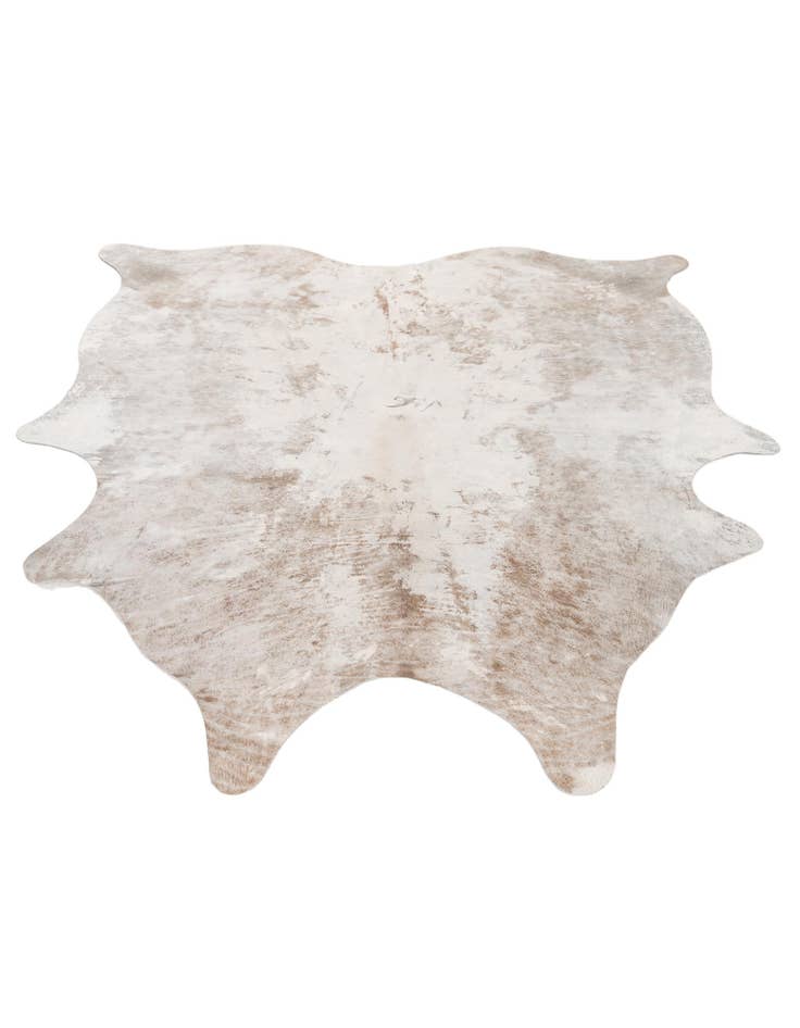 Detail image of  5' 9 x 6' 3 Cowhide Leather Rug