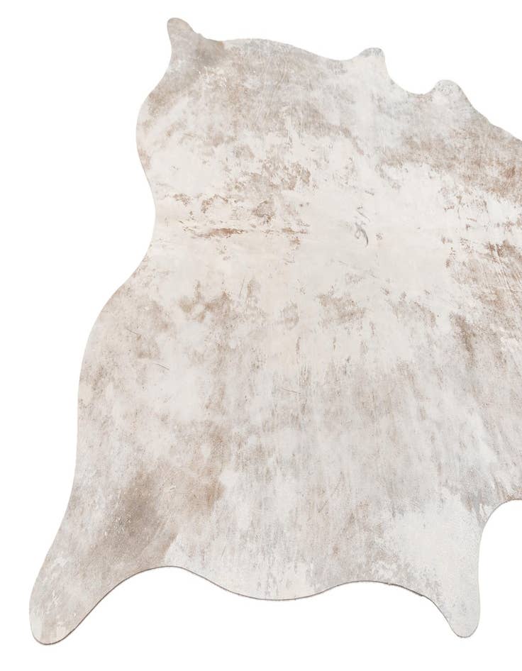 Detail image of  5' 9 x 6' 3 Cowhide Leather Rug