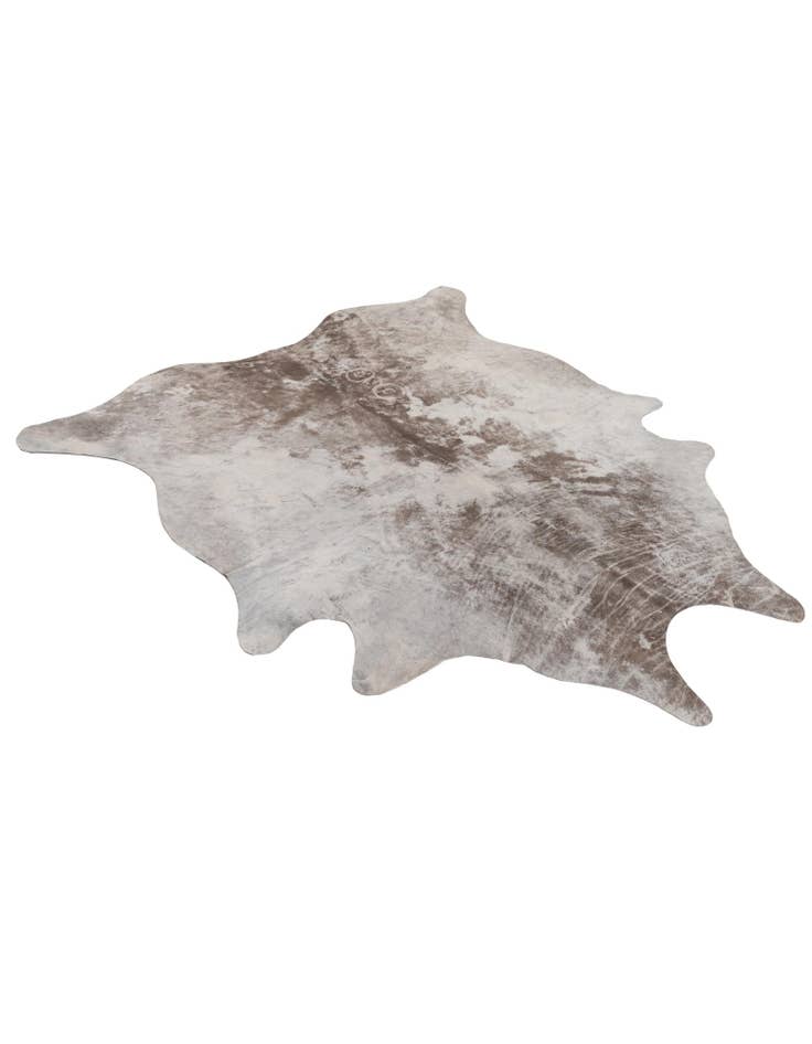 Detail image of  5' 8 x 6' 2 Cowhide Leather Rug