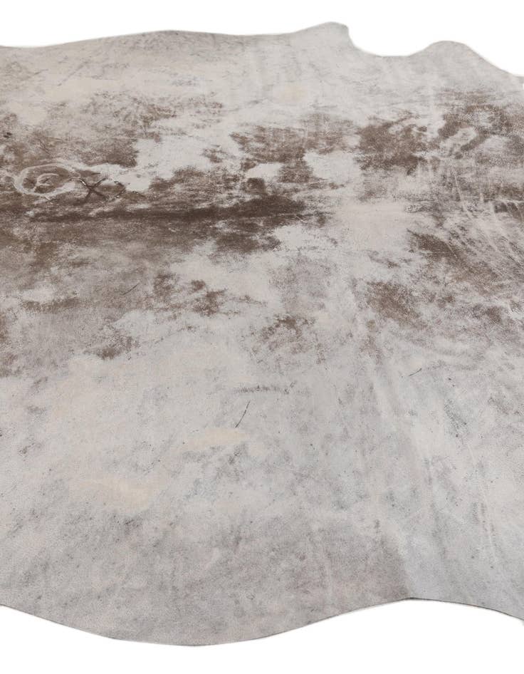 Detail image of  5' 8 x 6' 2 Cowhide Leather Rug