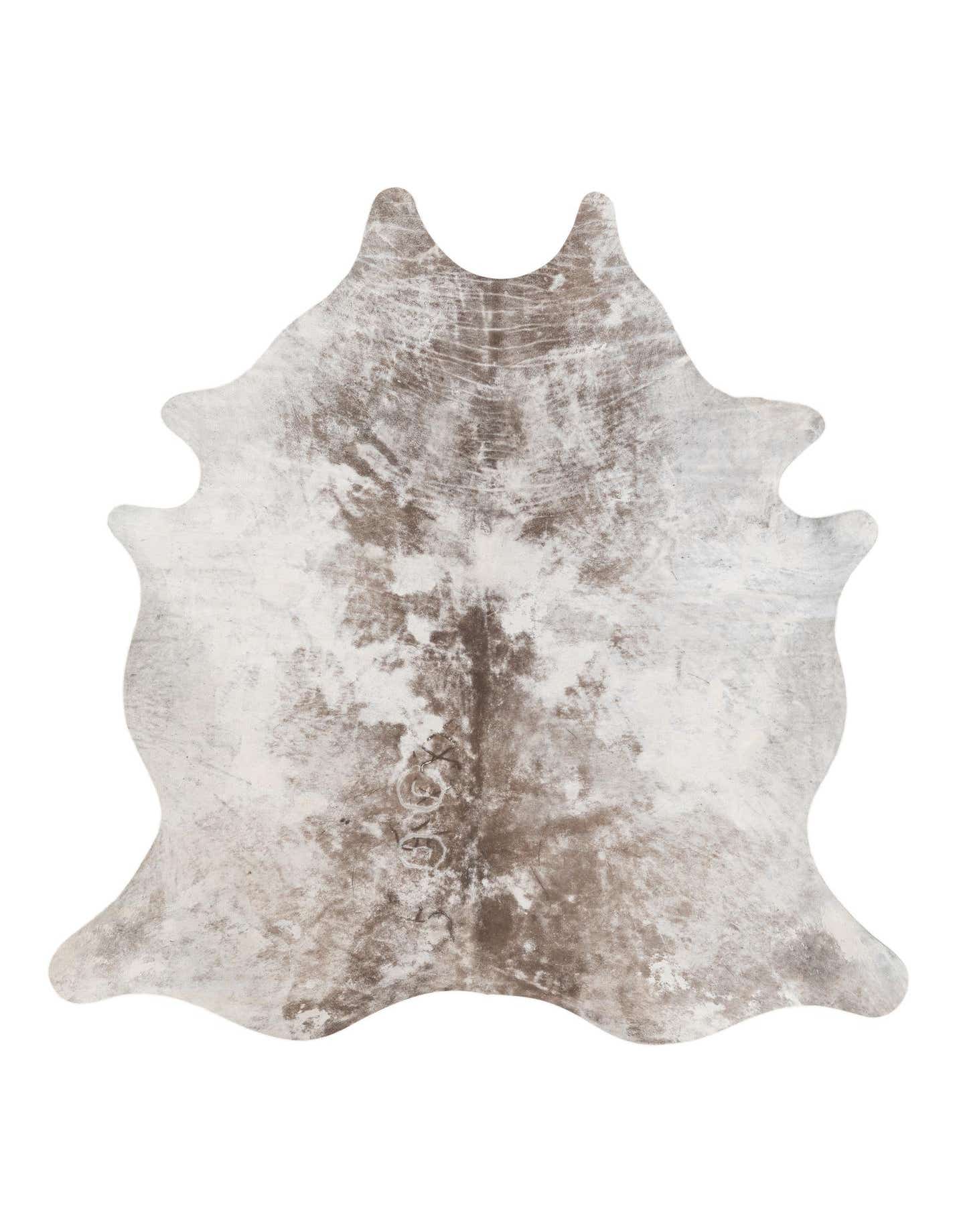 Primary image  5' 8 x 6' 2 Cowhide Leather Rug