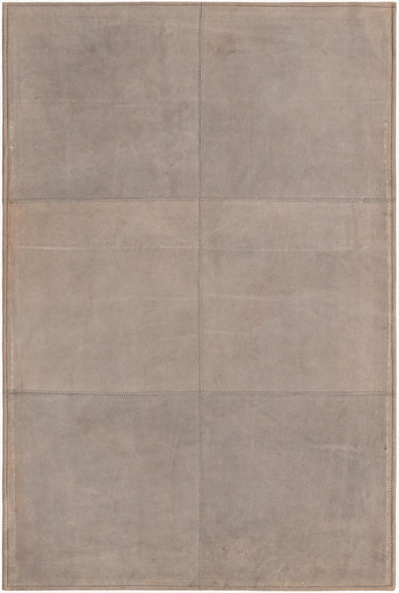  2' 1 x 3' 1 Cowhide Leather Rug