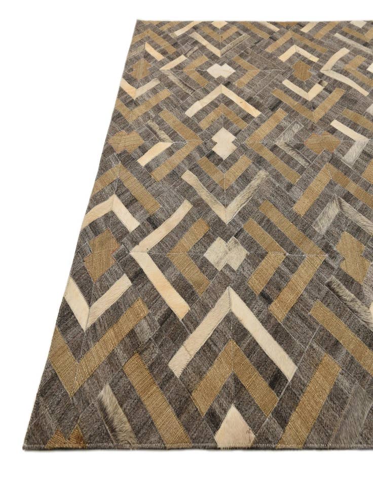 Detail image of  5' x 7' 9 Cowhide Rug