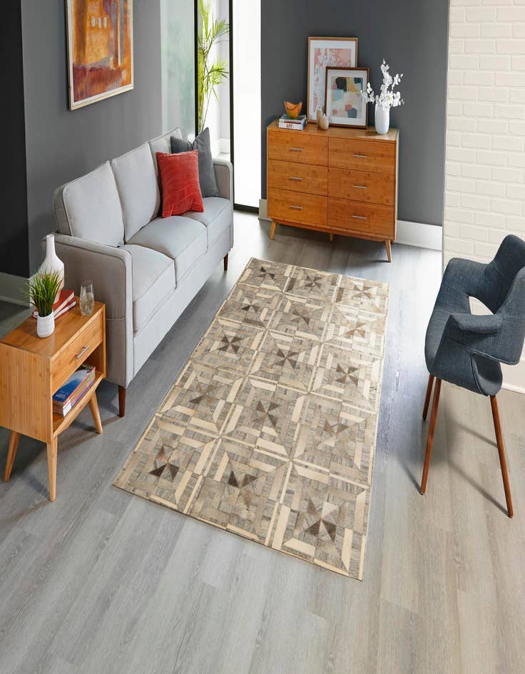 Detail image of  5' x 7' 9 Cowhide Rug