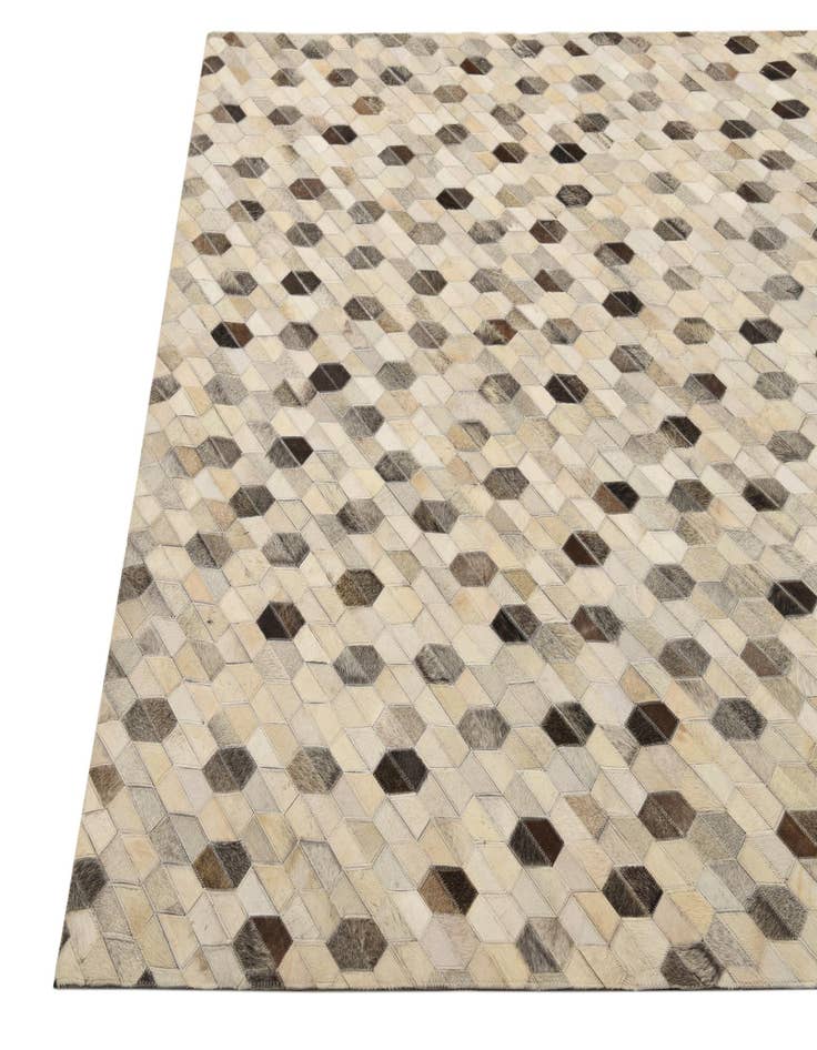 Detail image of  5' 2 x 7' 5 Cowhide Rug