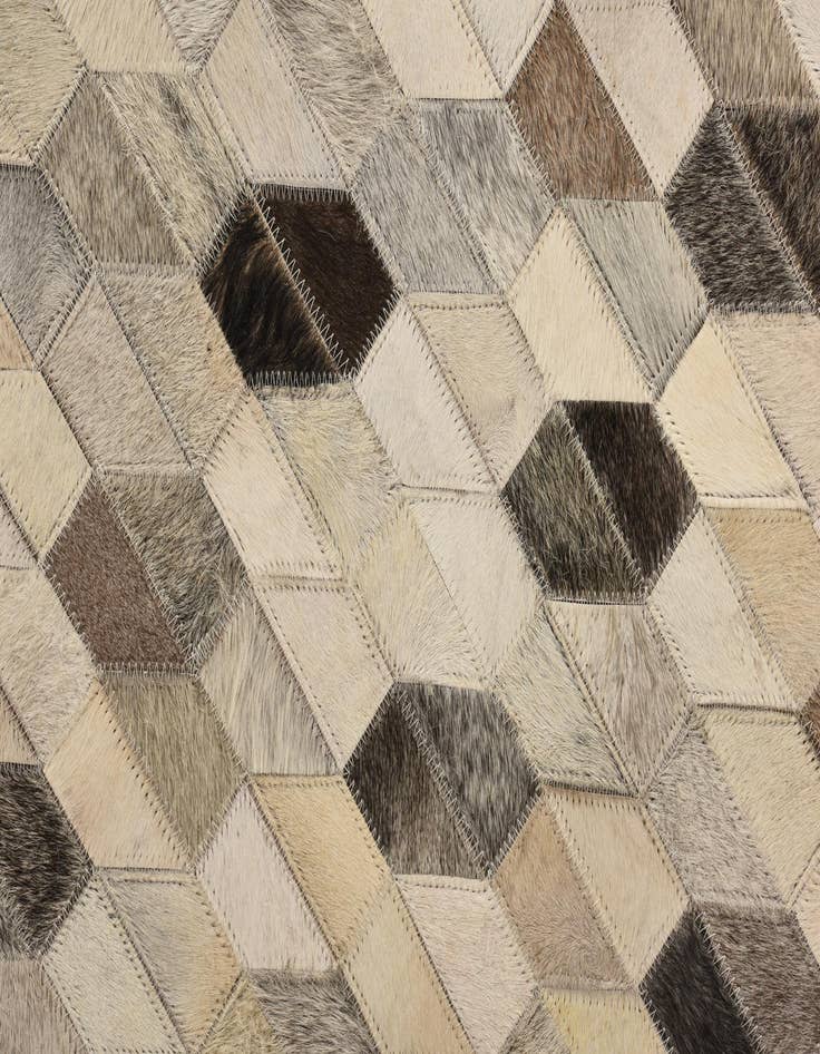 Detail image of  5' 2 x 7' 5 Cowhide Rug