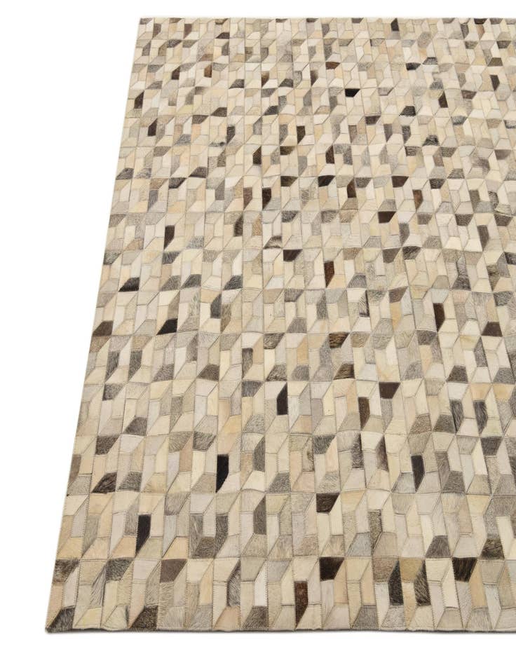 Detail image of  5' 4 x 7' 6 Cowhide Rug