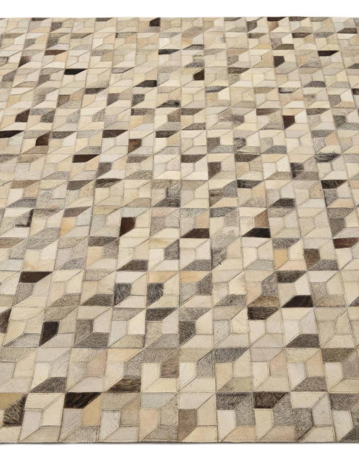 Detail image of  5' 4 x 7' 6 Cowhide Rug