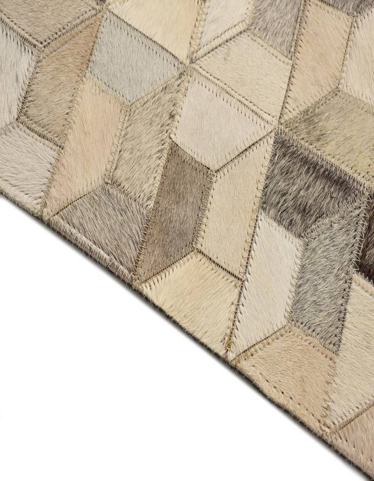Detail image of  5' 4 x 7' 6 Cowhide Rug