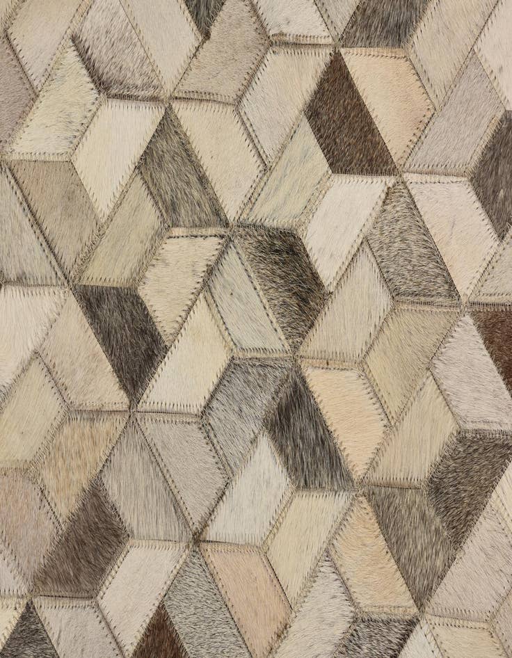 Detail image of  5' 4 x 7' 6 Cowhide Rug