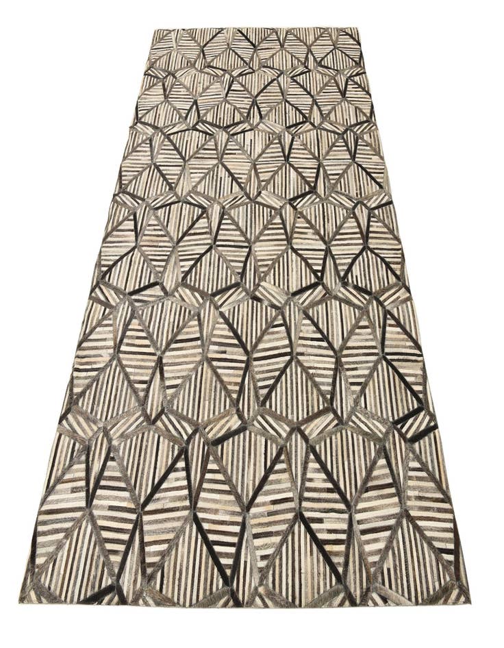 Detail image of  5' 2 x 7' 8 Cowhide Rug