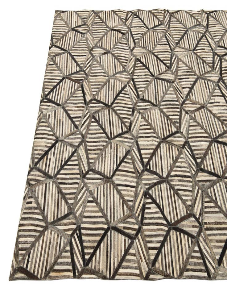 Detail image of  5' 2 x 7' 8 Cowhide Rug