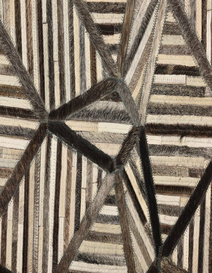 Detail image of  5' 2 x 7' 8 Cowhide Rug