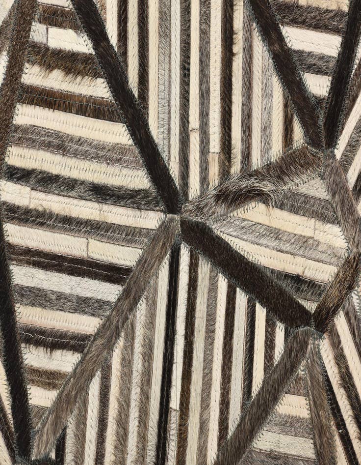 Detail image of  5' 2 x 7' 8 Cowhide Rug