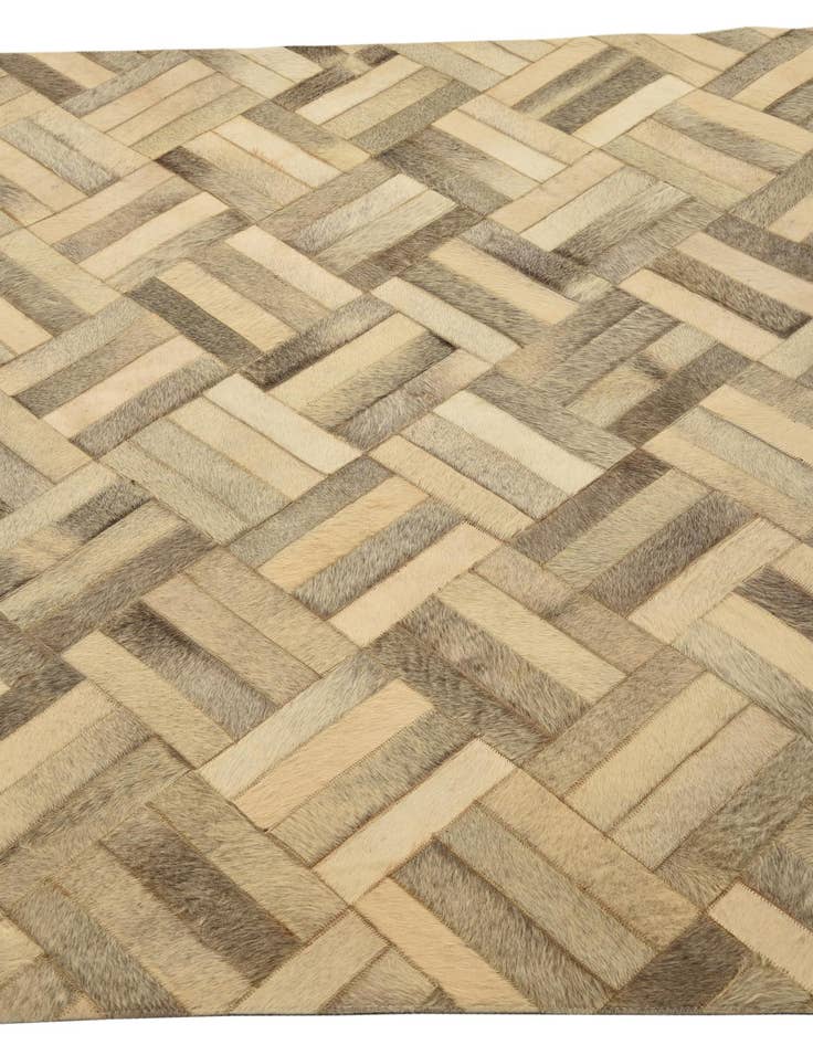 Detail image of  4' 10 x 7' Cowhide Rug