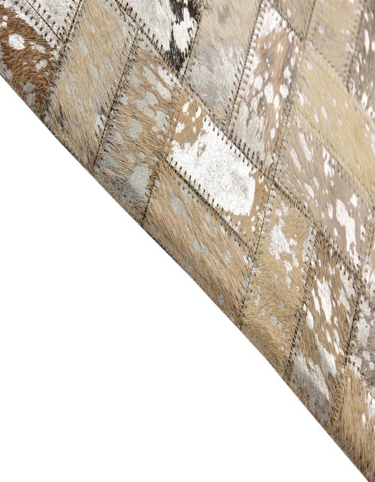 Detail image of  5' 4 x 7' 4 Cowhide Rug