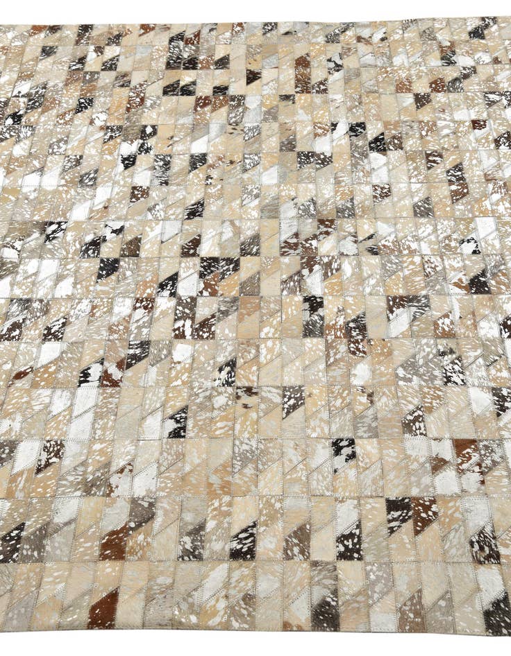 Detail image of  5' 4 x 7' 7 Cowhide Rug