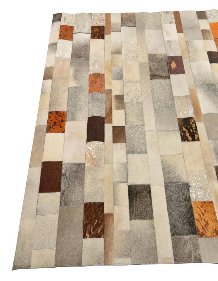Detail image of  5' 1 x 8' 1 Cowhide Rug