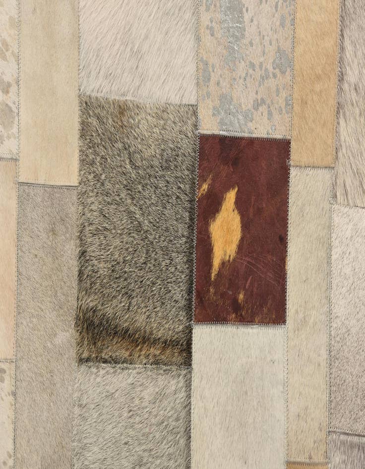 Detail image of  5' 1 x 8' 1 Cowhide Rug