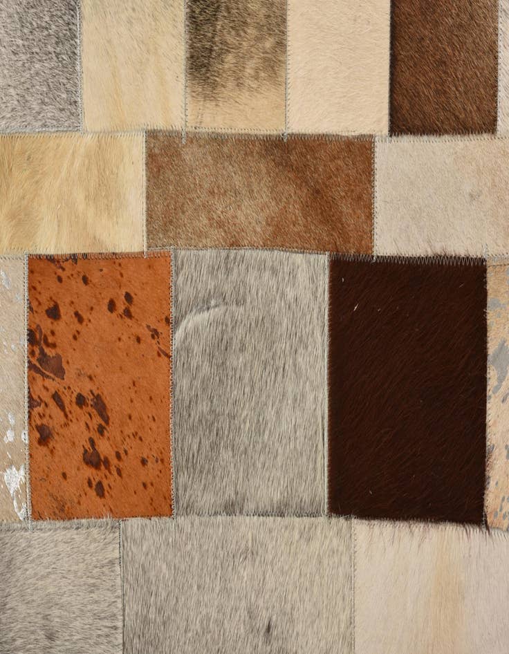 Detail image of  5' 1 x 8' 1 Cowhide Rug