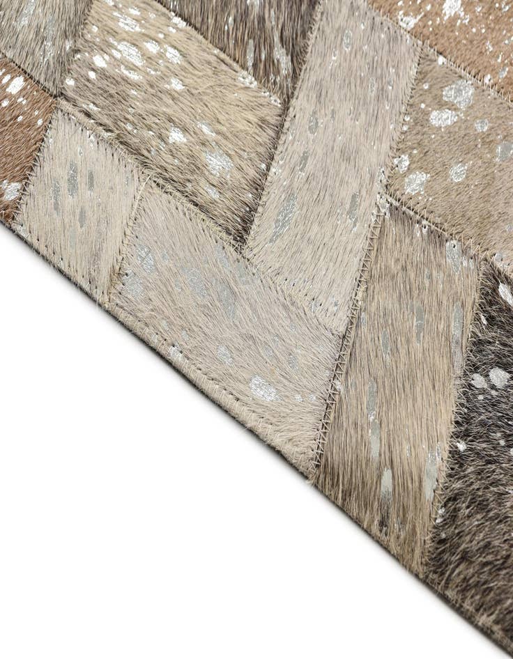 Detail image of  5' 3 x 7' 6 Cowhide Rug