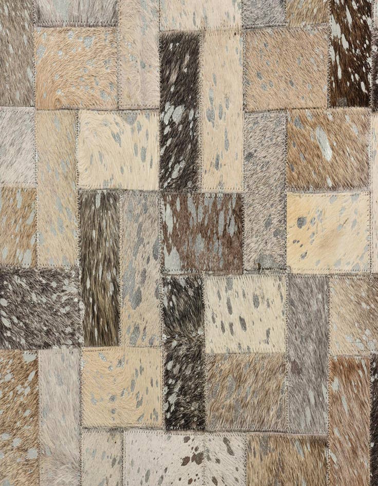 Detail image of  5' 3 x 7' 6 Cowhide Rug