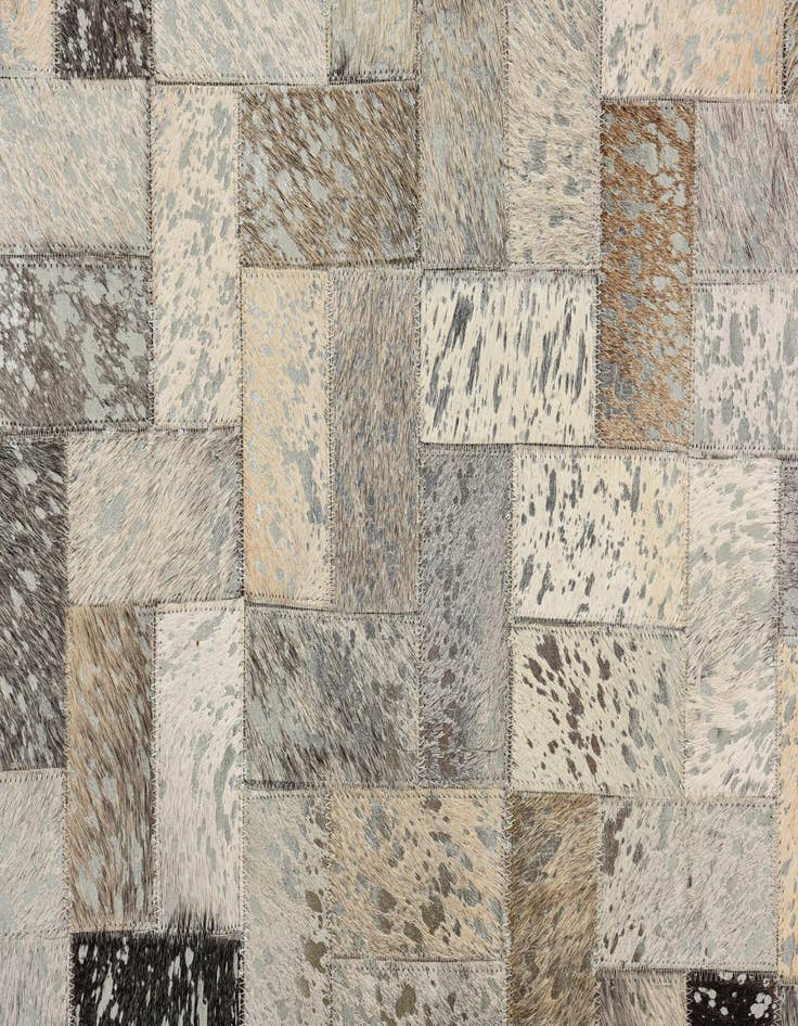 Detail image of  5' 3 x 7' 6 Cowhide Rug