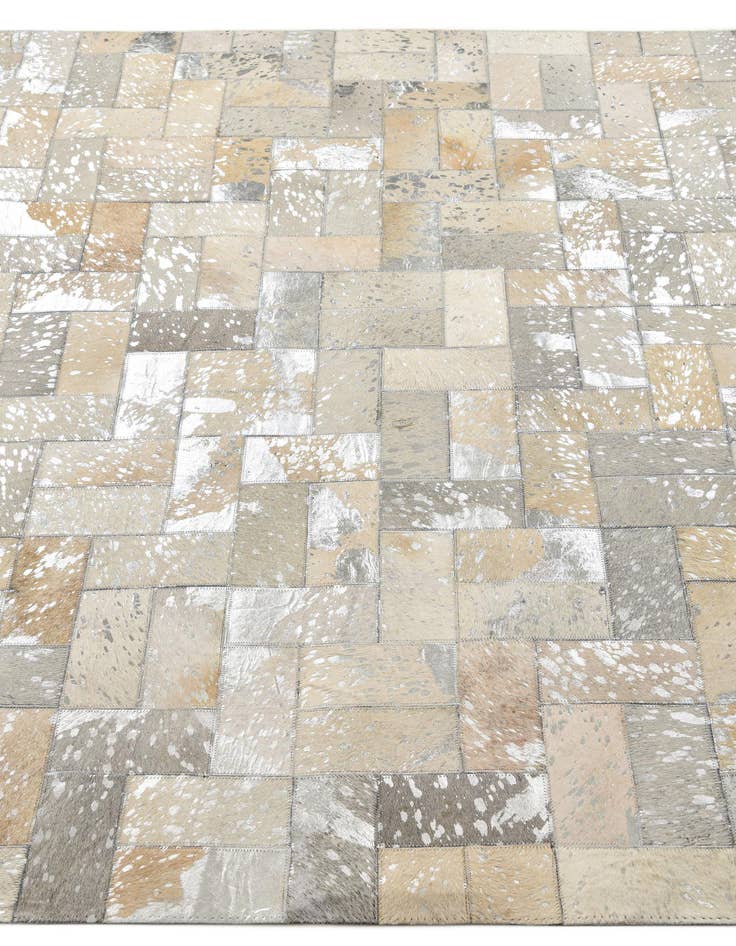 Detail image of  5' 3 x 8' 2 Cowhide Rug