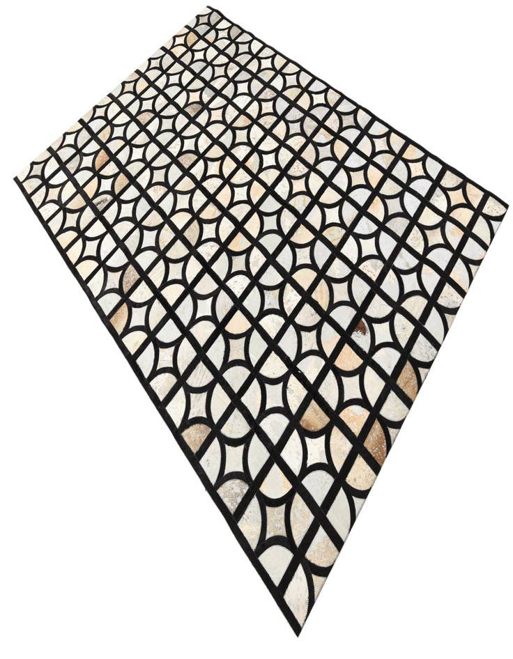 Detail image of  5' 2 x 7' 4 Cowhide Rug