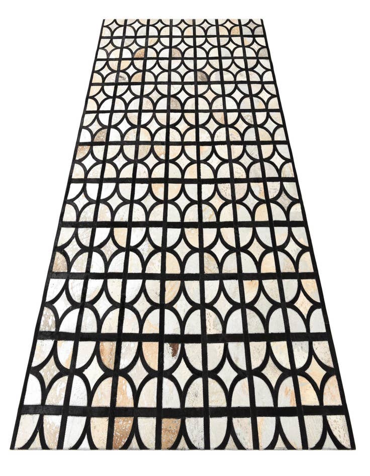 Detail image of  5' 2 x 7' 4 Cowhide Rug