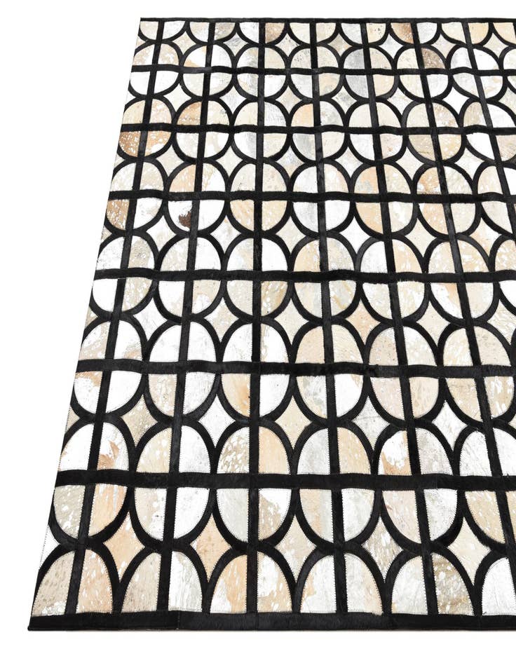 Detail image of  5' 2 x 7' 4 Cowhide Rug