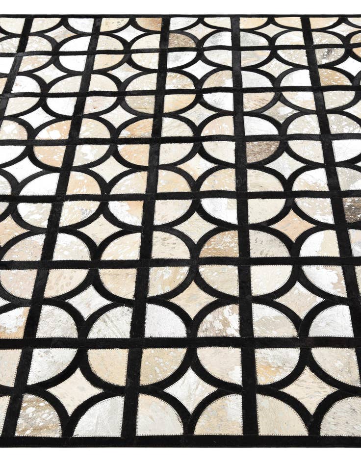 Detail image of  5' 2 x 7' 4 Cowhide Rug