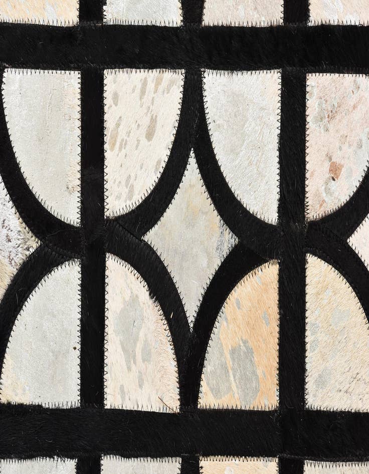 Detail image of  5' 2 x 7' 4 Cowhide Rug