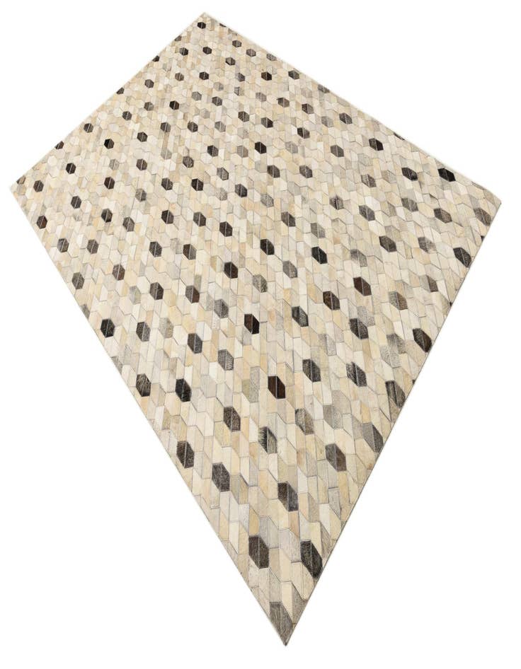 Detail image of  5' 2 x 7' 8 Cowhide Rug