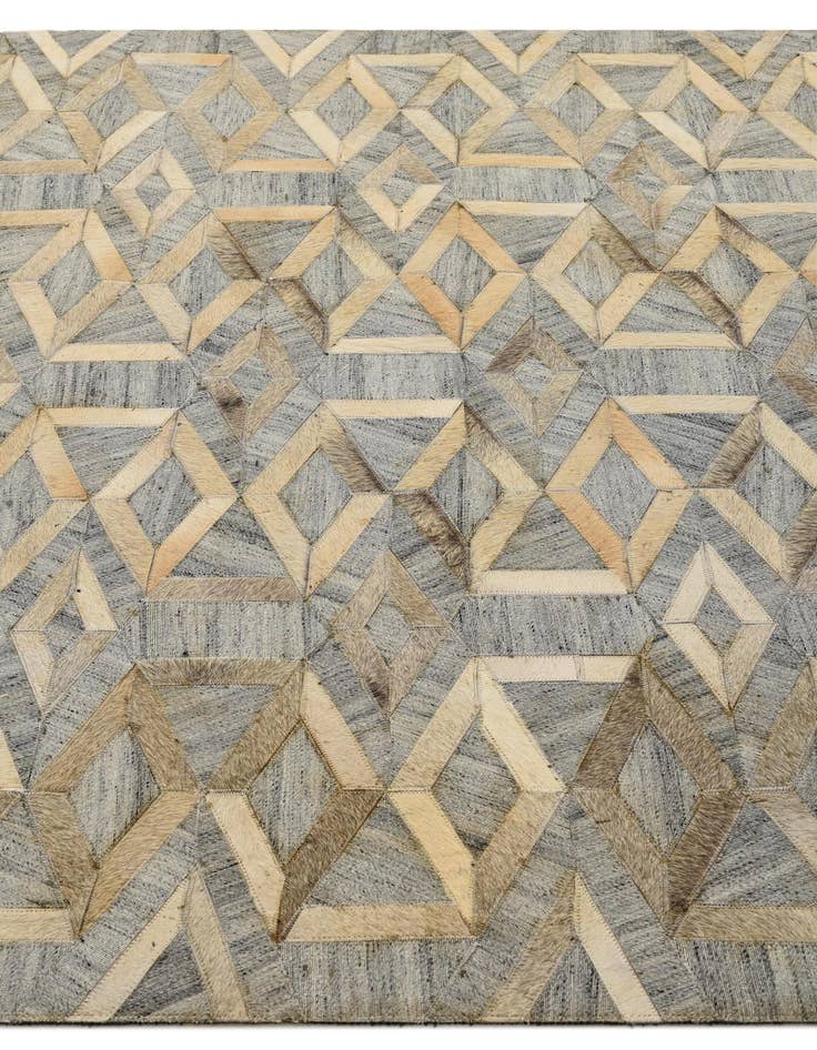 Detail image of  5' 2 x 7' 10 Cowhide Rug