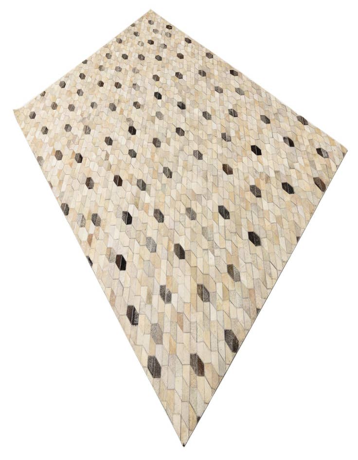 Detail image of  5' 4 x 7' 7 Cowhide Rug