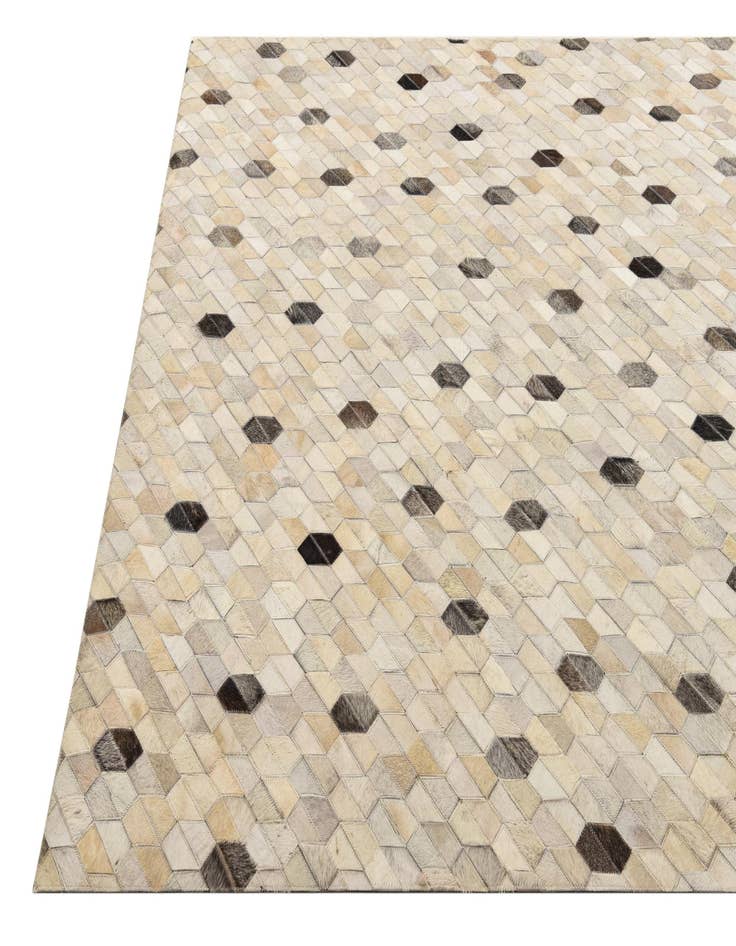 Detail image of  5' 4 x 7' 7 Cowhide Rug