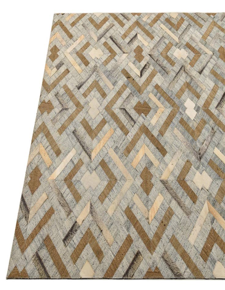 Detail image of  4' 10 x 7' 9 Cowhide Rug