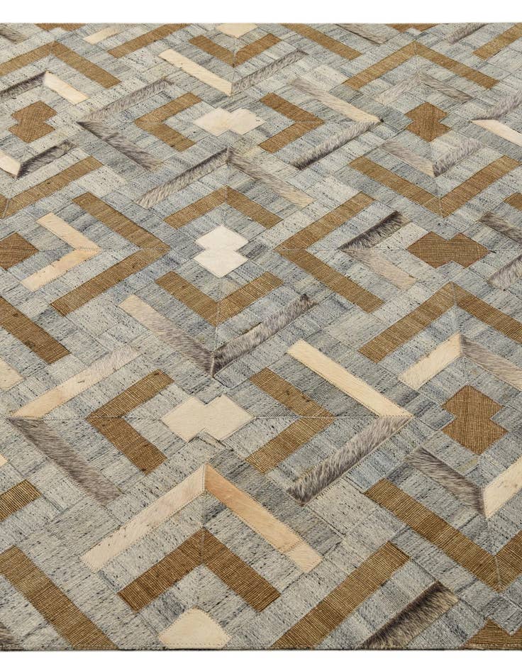 Detail image of  4' 10 x 7' 9 Cowhide Rug