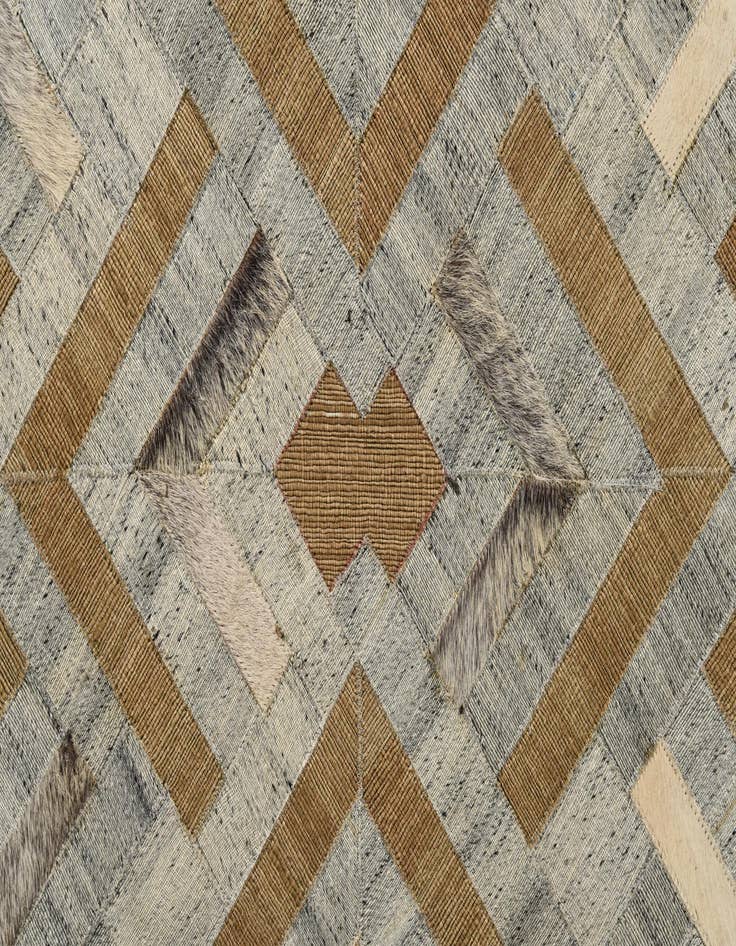 Detail image of  4' 10 x 7' 9 Cowhide Rug