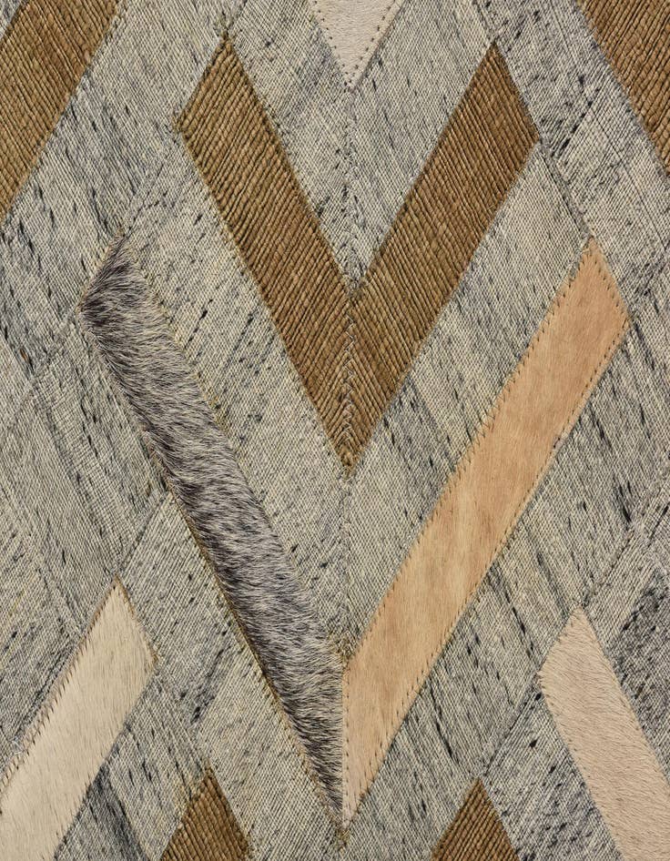 Detail image of  4' 10 x 7' 9 Cowhide Rug
