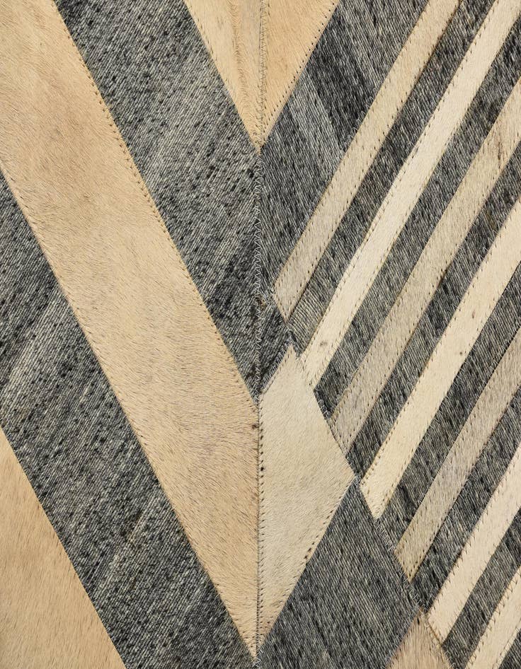 Detail image of  5' 1 x 8' 3 Cowhide Rug