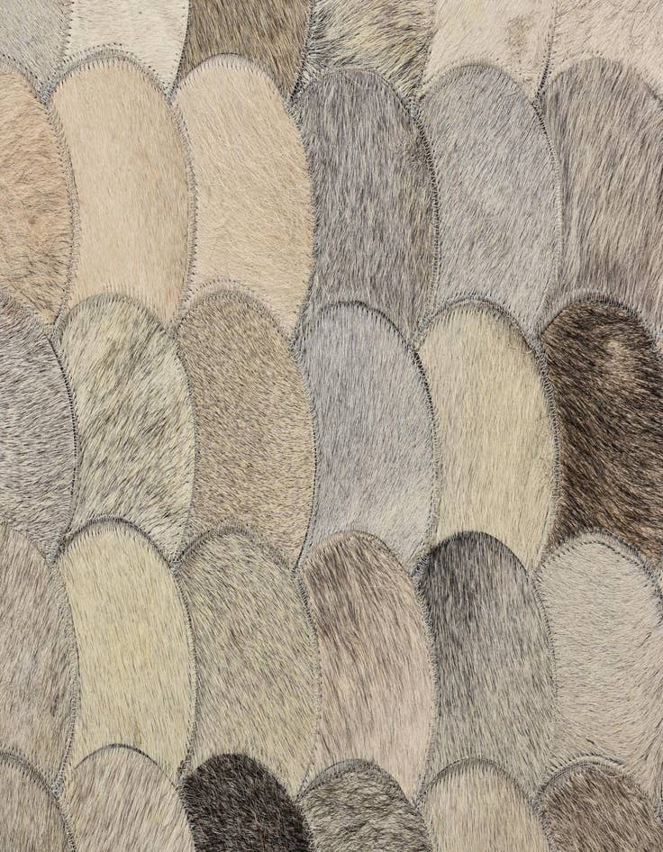 Detail image of  4' 8 x 6' 7 Cowhide Rug